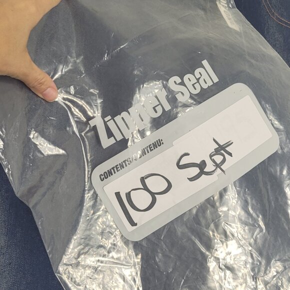 Code One NEW Women Navy Blue Cotton Blend High Rise Straight Leg Jean 15/16 NWT - Picture 16 of 17